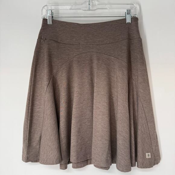 Royal Robbins Dresses & Skirts - NWT Royal Robbins Essential Tencel Skirt Womens Sz S Brown Stretch Travel